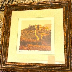 Vintage picture boho wall decor